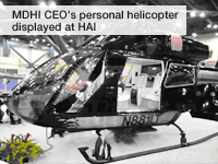 Personal helicopter of Lynn Tilton, CEO. Displayed at HAI 2008
